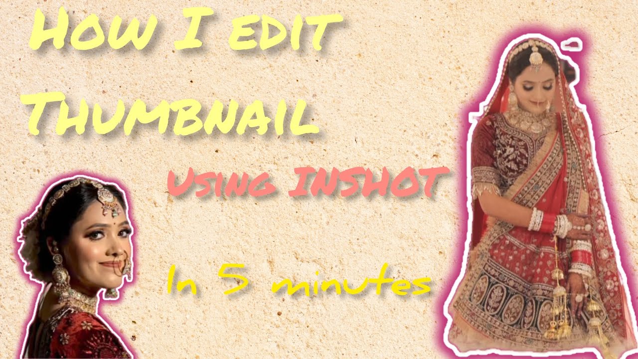 EASY Inshot THUMBNAIL tutorial/ 😱/how to edit thumbnail @nikkusumitofficial@kaminisingh755#viral 
