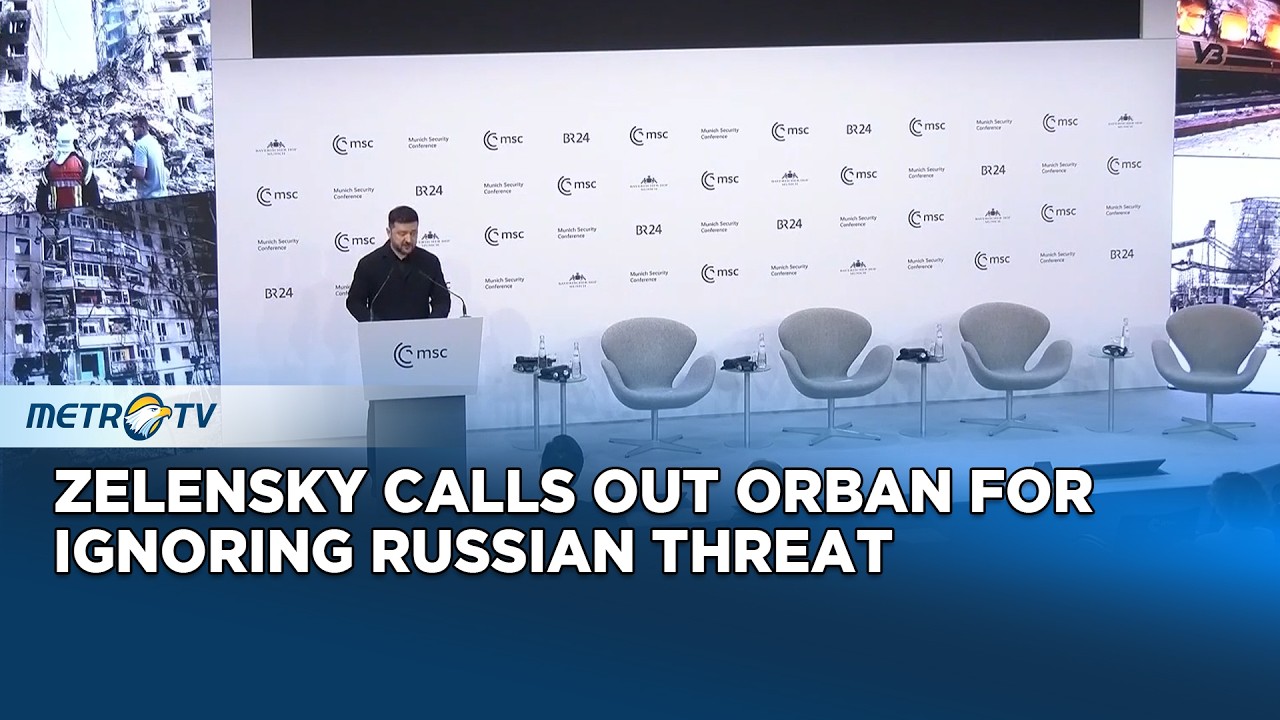 Zelensky Attacks Orban Again at Munich Security Conference