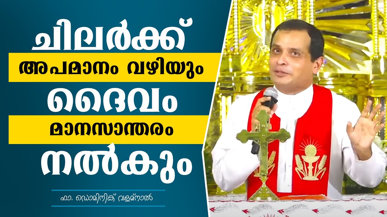ചിലർക്ക് അപമാനം വഴിയും ദൈവം മാനസാന്തരം നൽകും : ഫാ. ഡൊമിനിക് വളമ്നാൽ 🔥കൃപാഭിഷേകം 2022 🔥