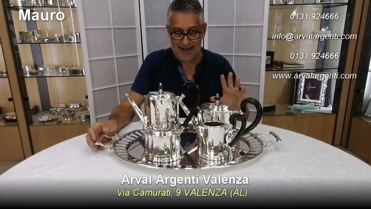 VENDUTO L'argento nel Tè e nel Caffè. Il prestigio del Made in italy  SOLD