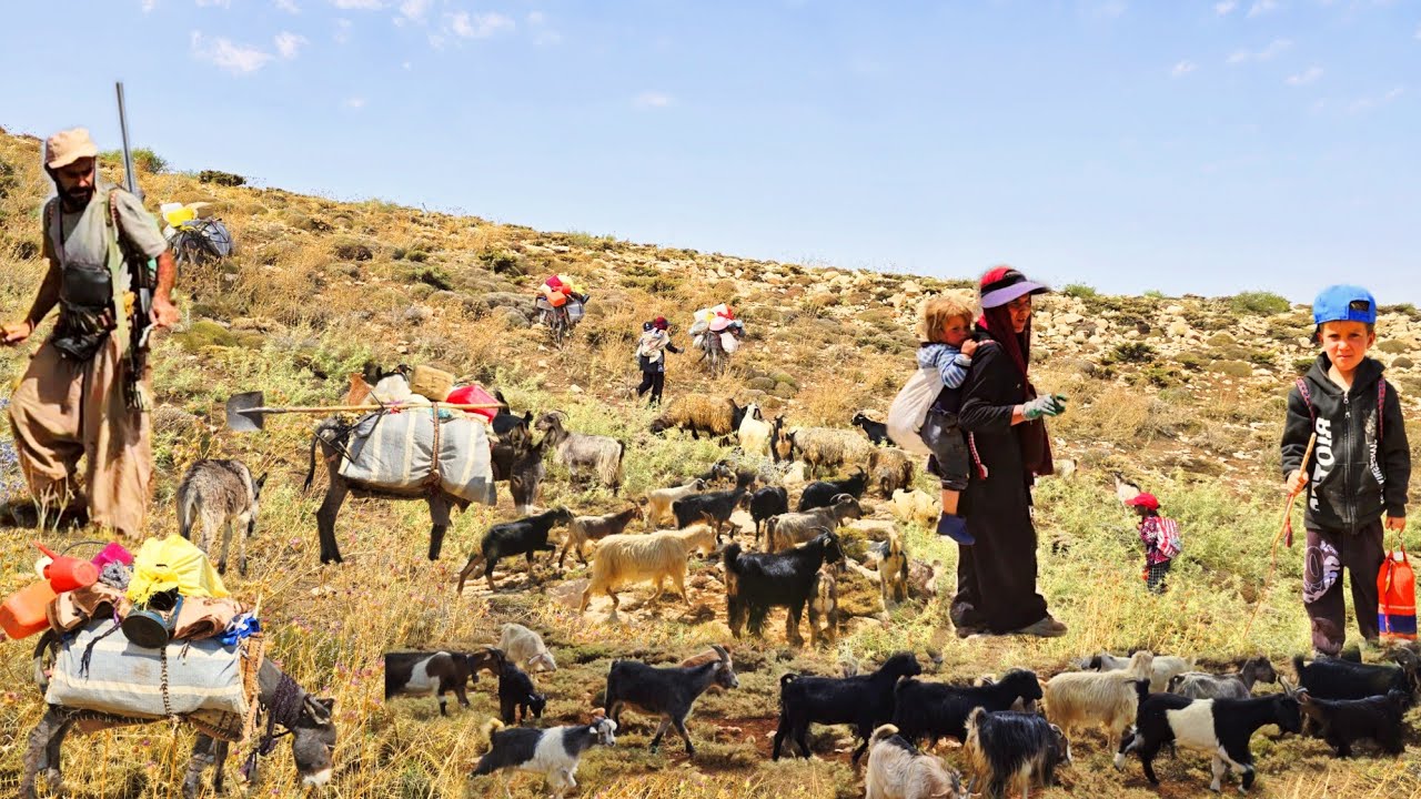 🔥 ⛰️From Cave Life to Home | A Hard Journey of Nomads Back to Real Life🐪🏡