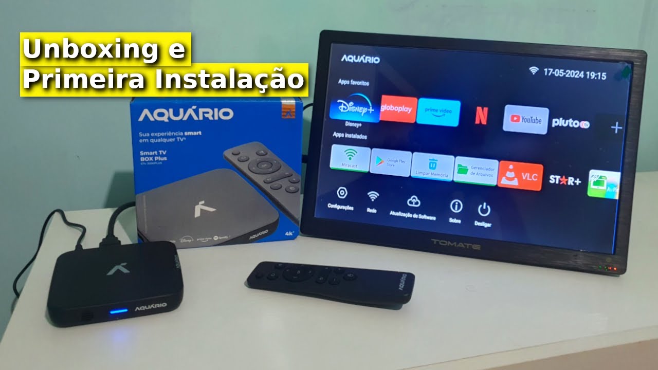 TV Box Aqu&aacute;rio Stv 3000 Plus - Unboxing e Teste