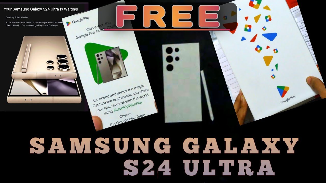 Received SAMSUNG GALAXY S24 ULTRA from @googleplay#googleplay #levelupwithplay