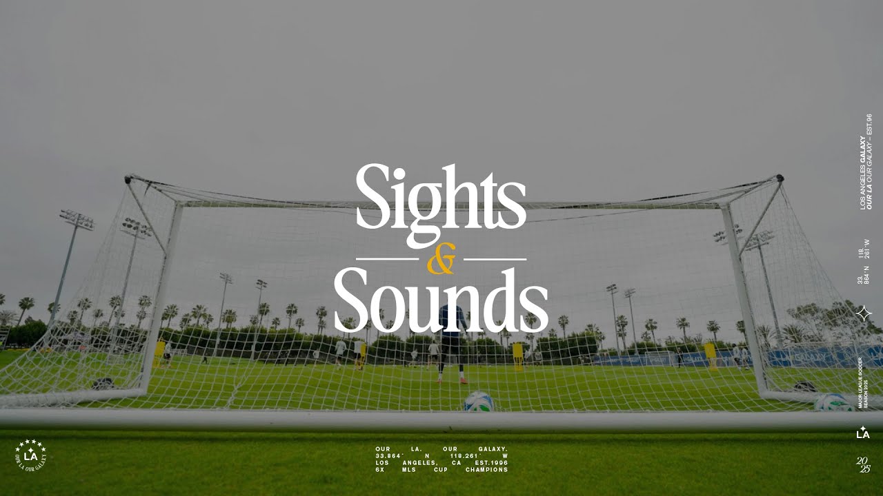 Behind the Scenes of an LA Galaxy Training Session | Sights & Sounds
