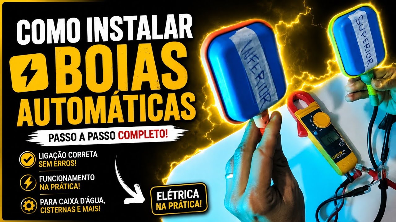 Como você vai instalar essas boias automática Marca MARGIRIUS na prática 
