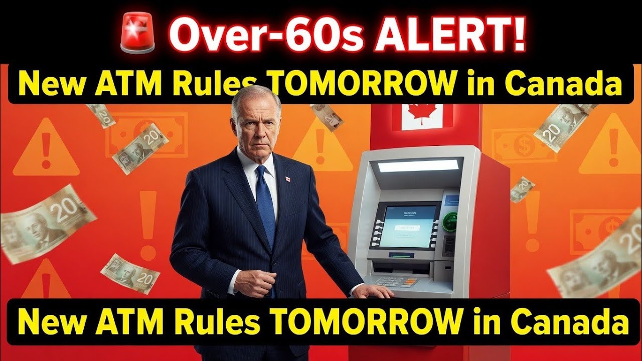 🚨 ATM Alert for Over-60s | New Cash Rules Starting TOMORROW | What Pensioners Must Do in canada