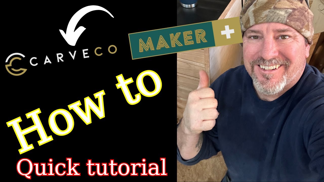 #6 Prismatic letters in maker. Mastering Carveco in minutes.