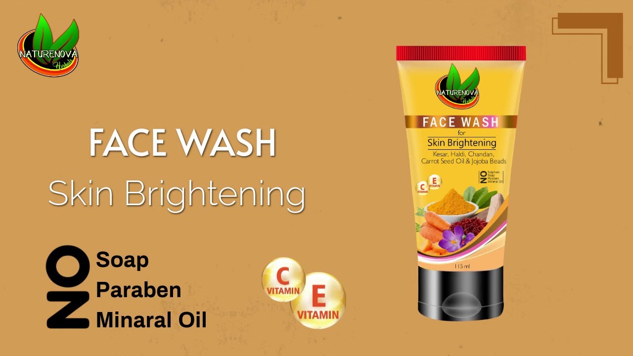 Face Wash | Skin Whitening | Haldi Chandan | Ayurvedic | Natural | Paraben Free | Vitamin C and E