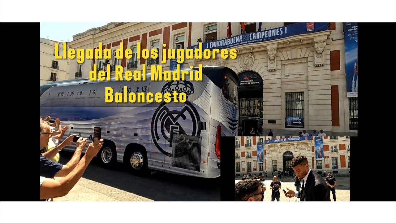 🇪🇸Llegada de los jugadores del Real Madrid Baloncesto 🇪🇸🇪🇸