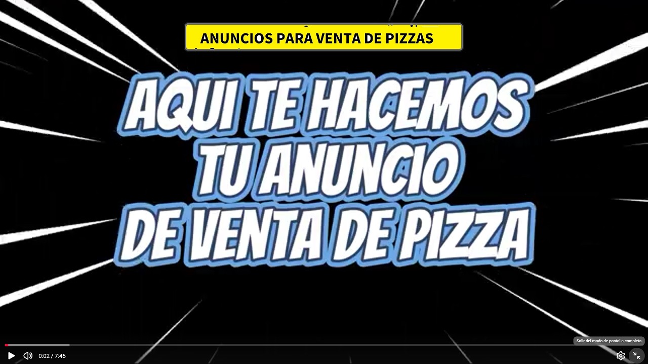 ANNCIO DE  PIZZAS INF. WHATSAPP +52 753 139 87 56