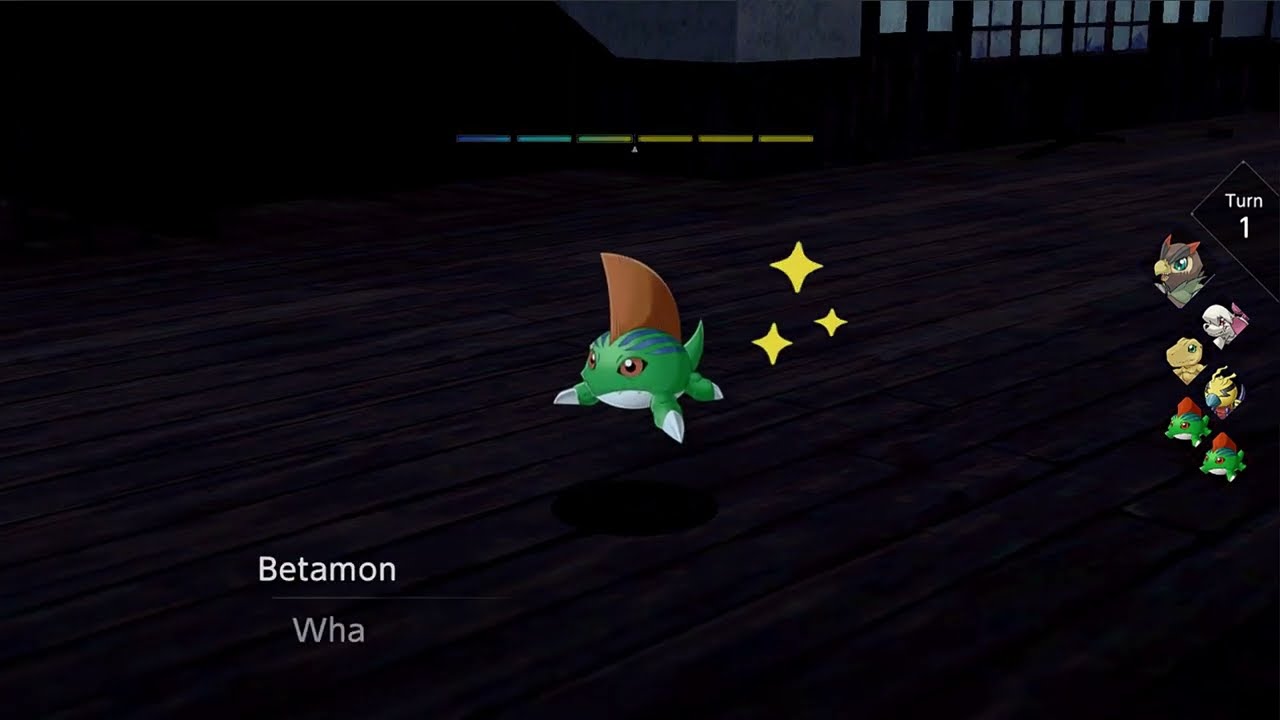 Catching monsters or be friends by answering questions satisfactorily.: Digimon Survive