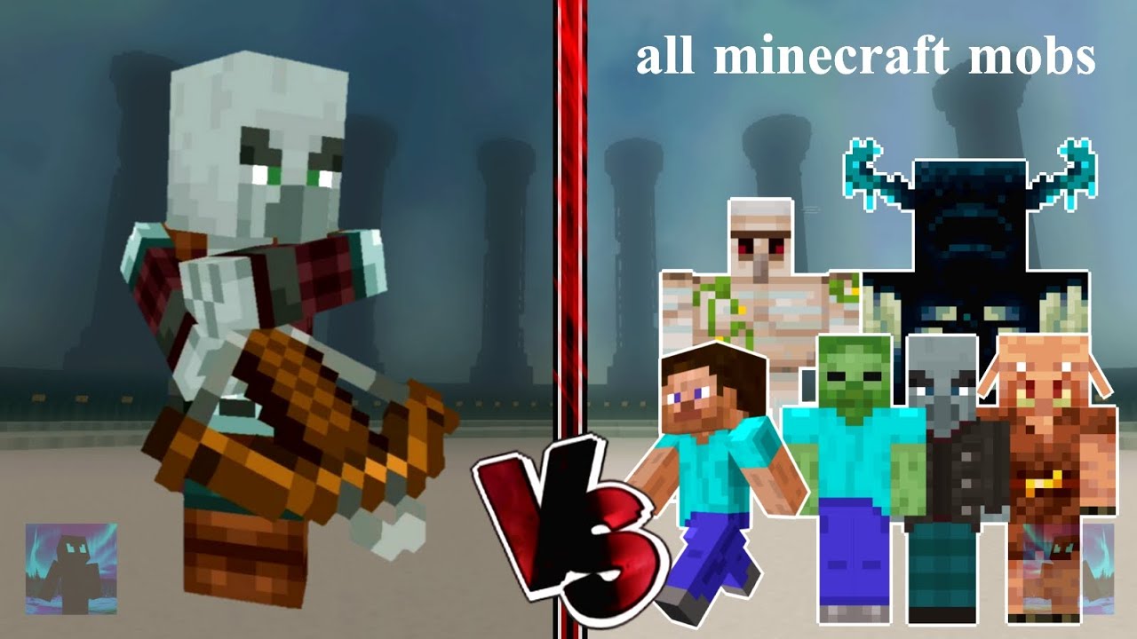 PILLAGER vs ALL MOBS - Minecraft Mob Battle