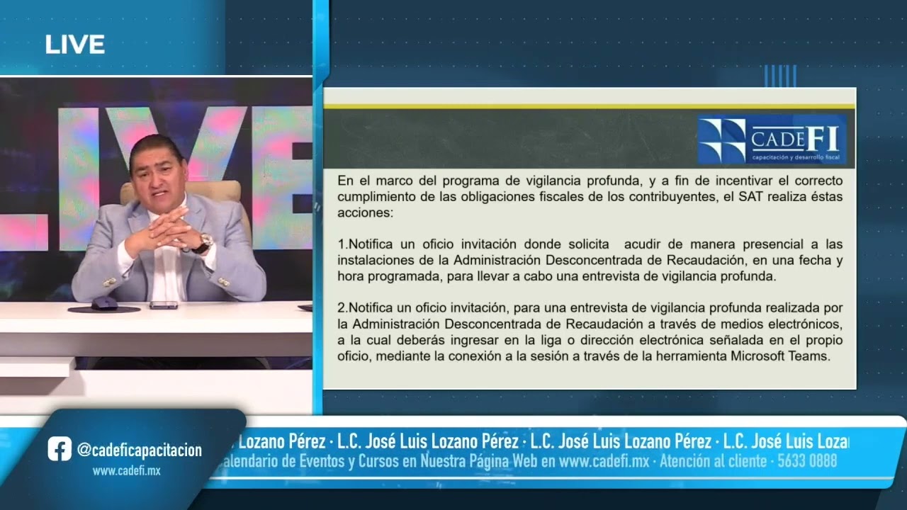 Cadefi | Carta Invitación de Revisión Profunda