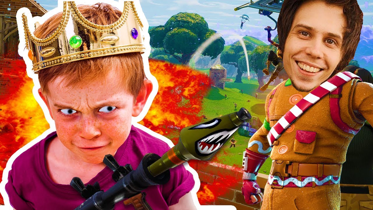 GONZA el NIÑO RATA se ENFURECE con ELRUBIUS 😱😂- TROLLEO en FORTNITE