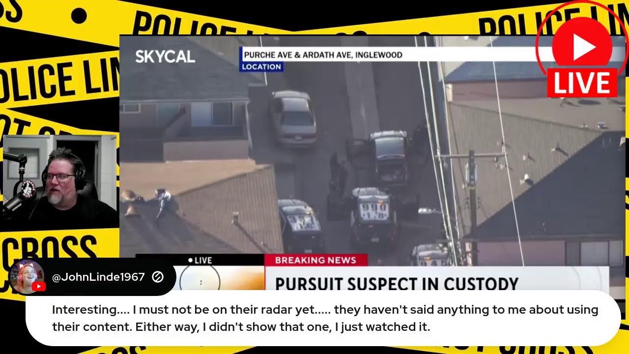 Live Police Chase of A Sh00ting suspect