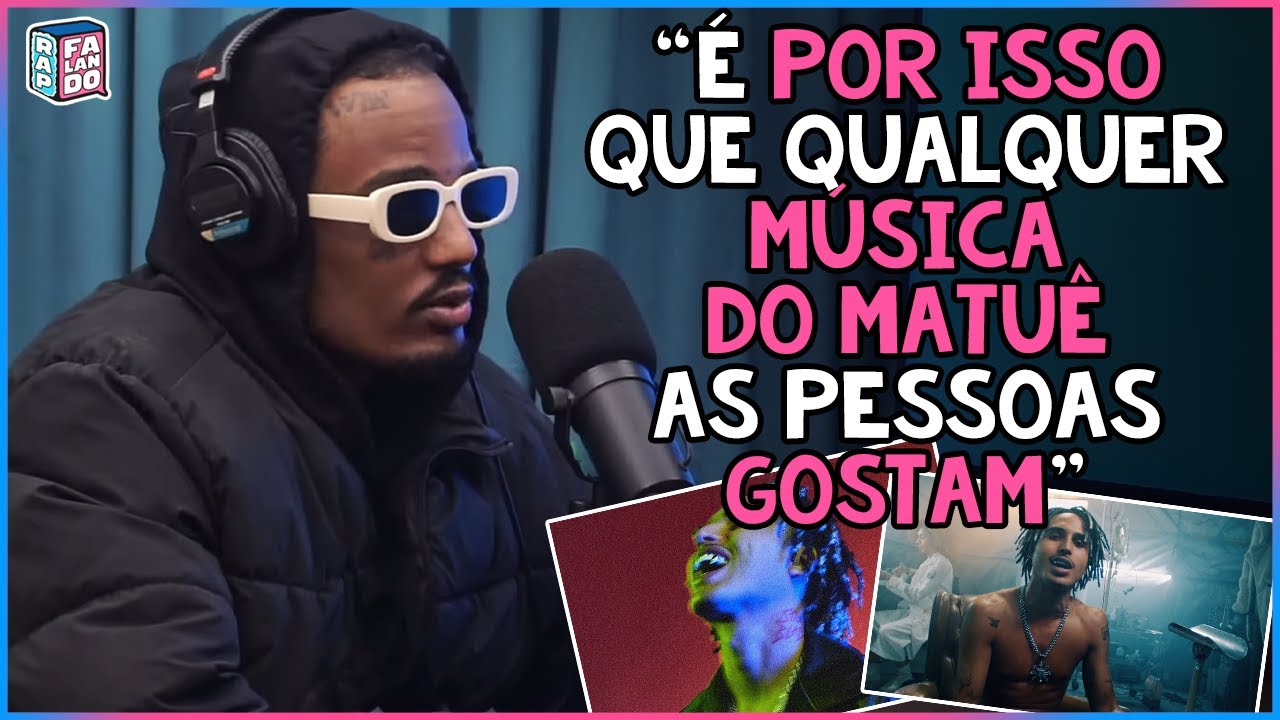 DEREK FALA COMO O MATU&Ecirc; &Eacute; NO ESTUDIO | rap, falando: cortes