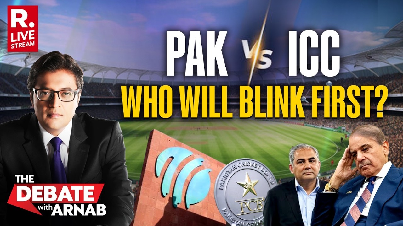 Debate With Arnab LIVE: Will Pakistan Make A U-Turn On Boycott or ICC Bend?