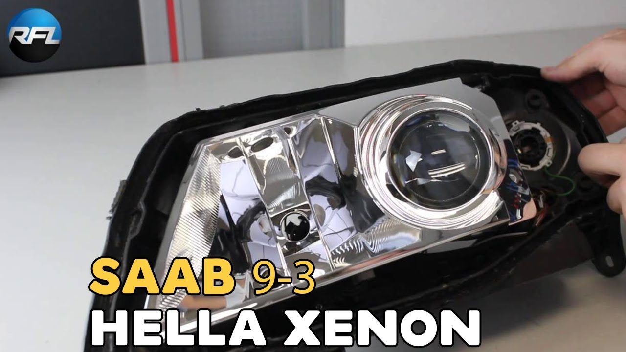 Saab 9-3 Hella Xenon Projector Replacement for new EvoX-R projector | Headlight Replacement