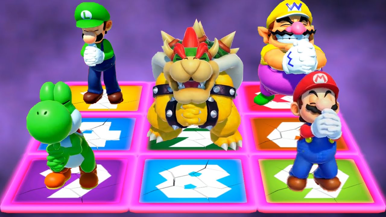 【マリオパーティ4】ミニゲームマリオVsルイージVsヨッシーVsドンキーコング(最強CPU｢たつじん)
