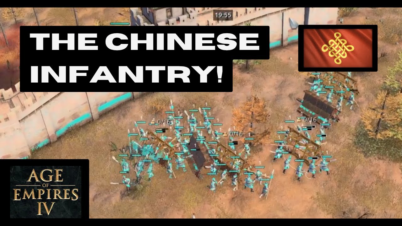 Chinese Infantry cooking | AoE4 Multiplayer