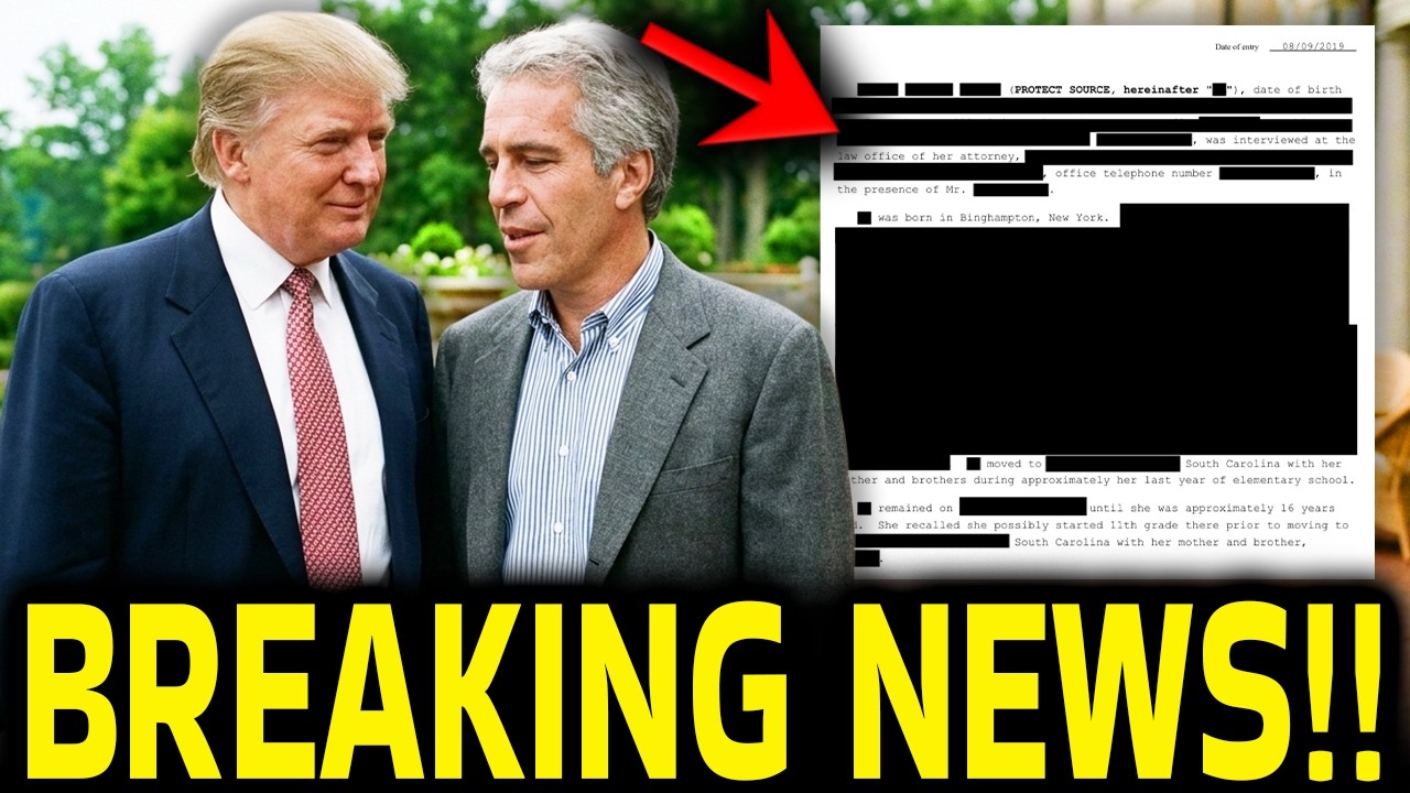 Trump's Epstein NIGHTMARE Just Leaked... IT'S BAD