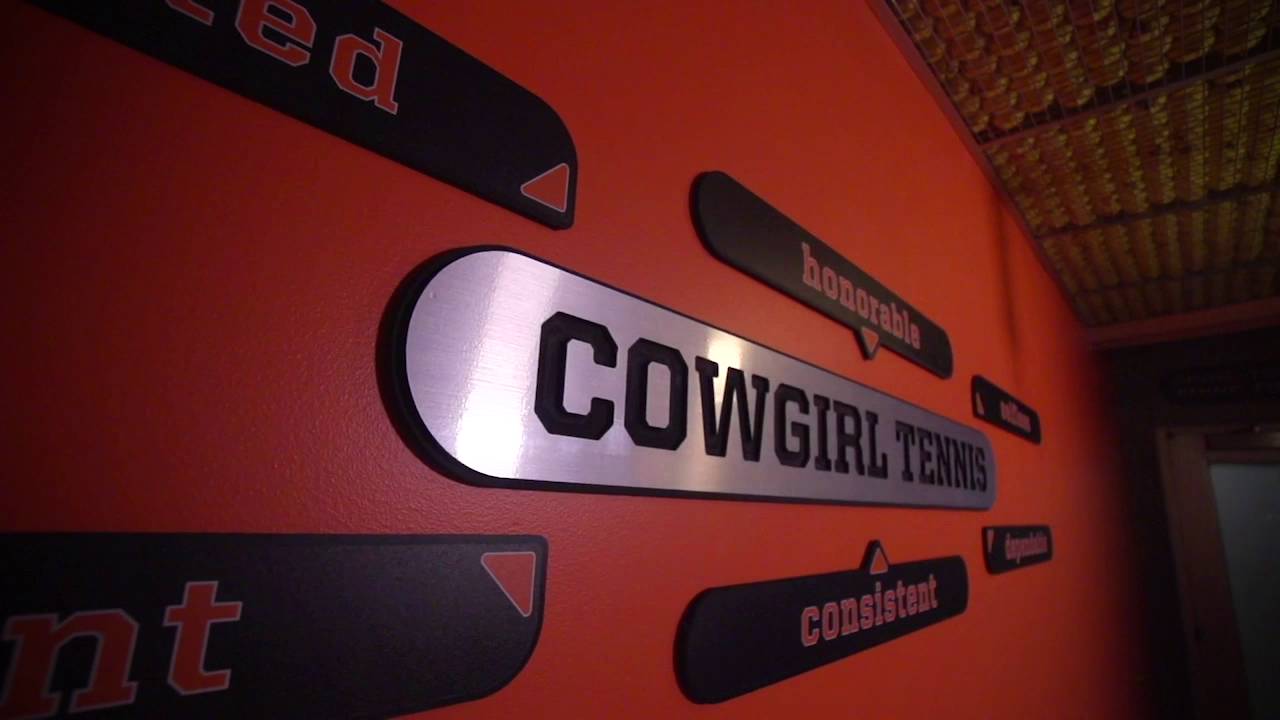 Cowgirl Tennis: Greenwood Tennis Facility Video 2016