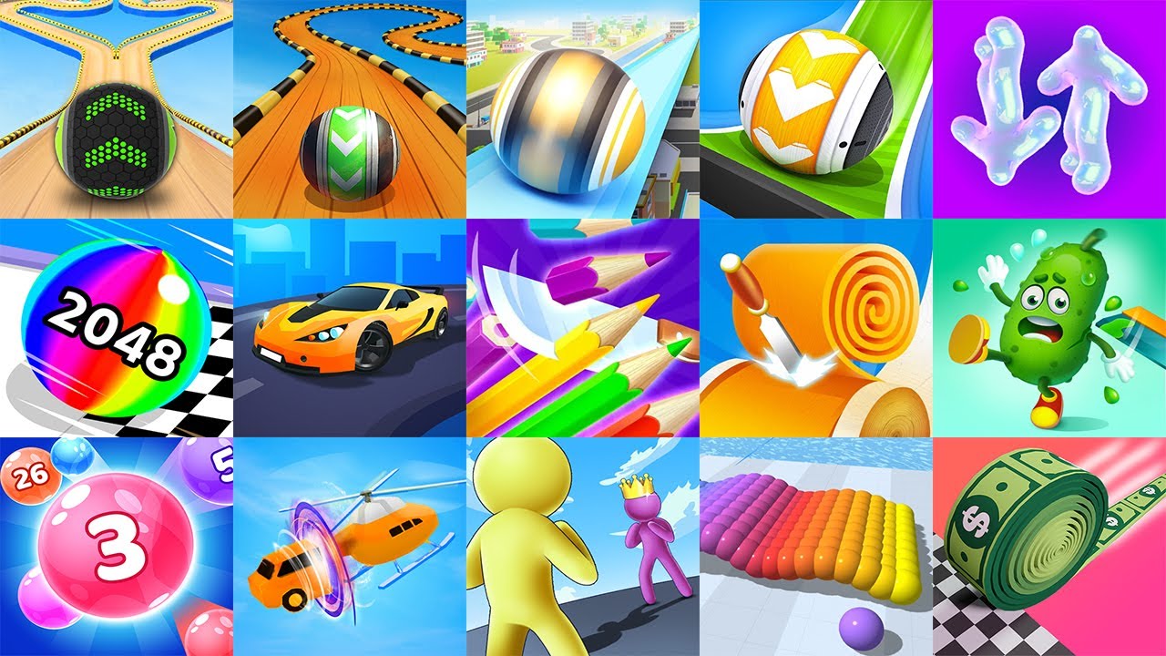 Going Balls VS Sky Rolling Balls Ball Run 2048 Blob Runner 3D Flag Painters Coin Rush #51