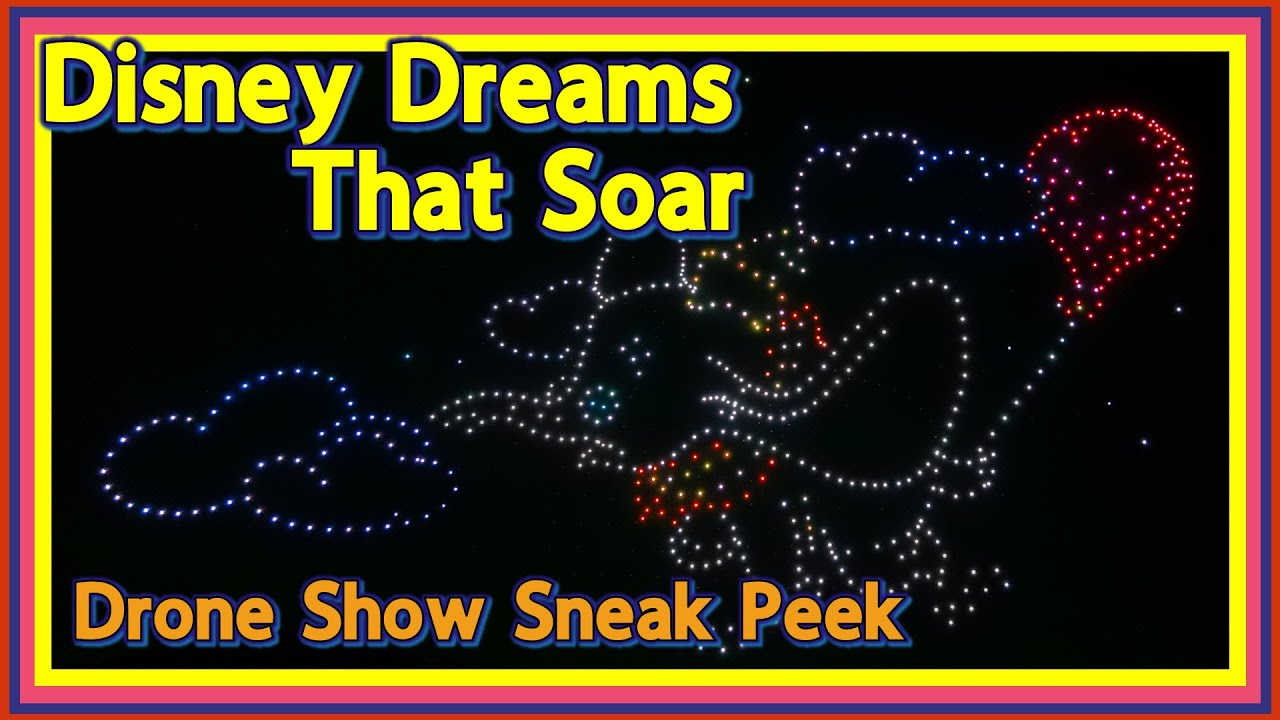 Sneak Peek: Disney Dreams that Soar: Drone Show at Disney Springs Opening May 24