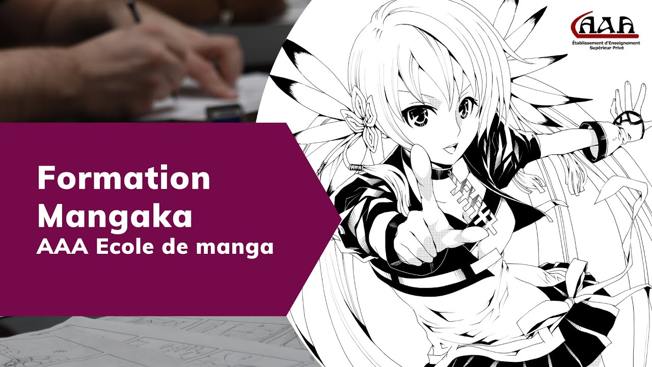 Formation mangaka - AAA Paris Ecole de Manga - 2020