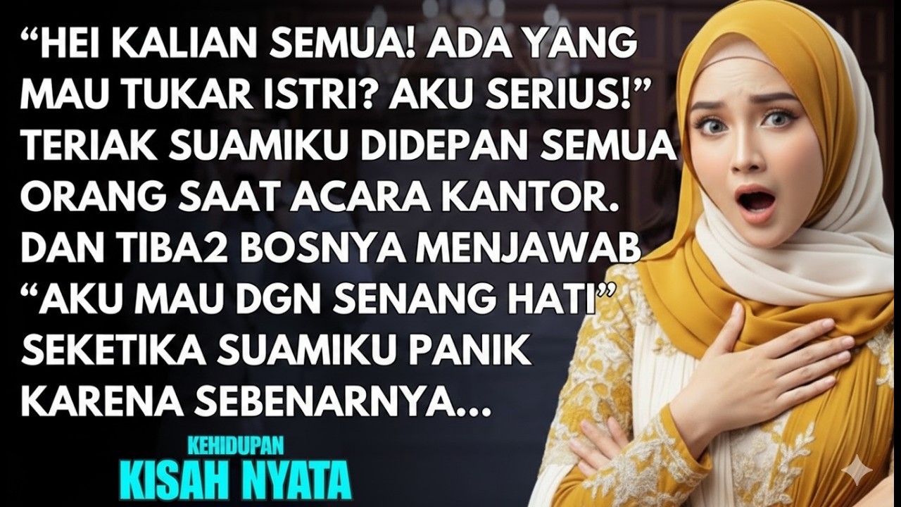 Siapa Mau Tukar Istri - Teriak Suami di Acara Kantor - Dia Panik Saat Boss Bilang