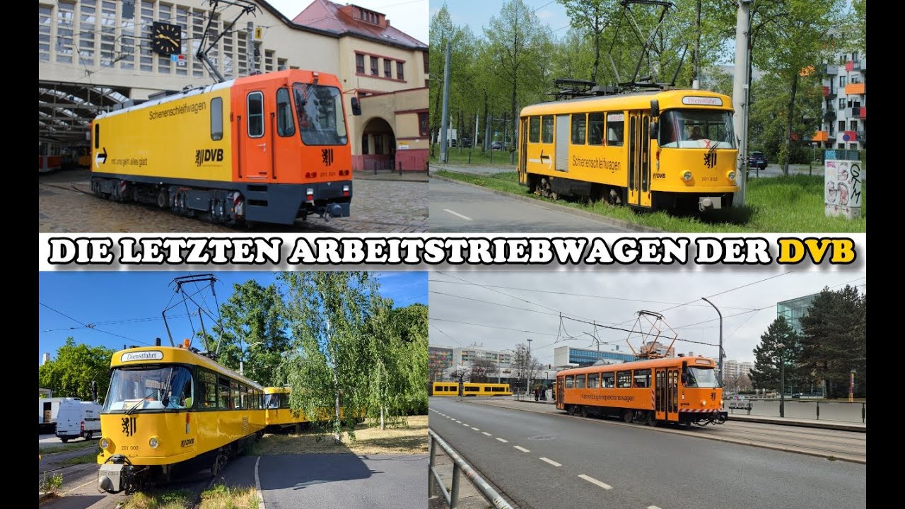 Straßenbahn Dresden - Die letzten Arbeitstriebwagen der DVB