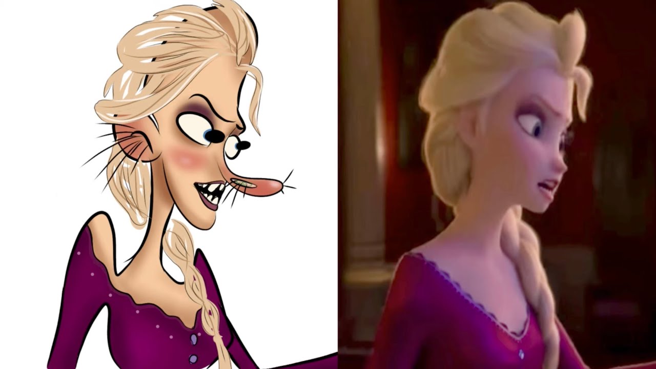 Frozen 2 Drawing Meme 😂 | Into the Unknown Funny Disney Cartoon