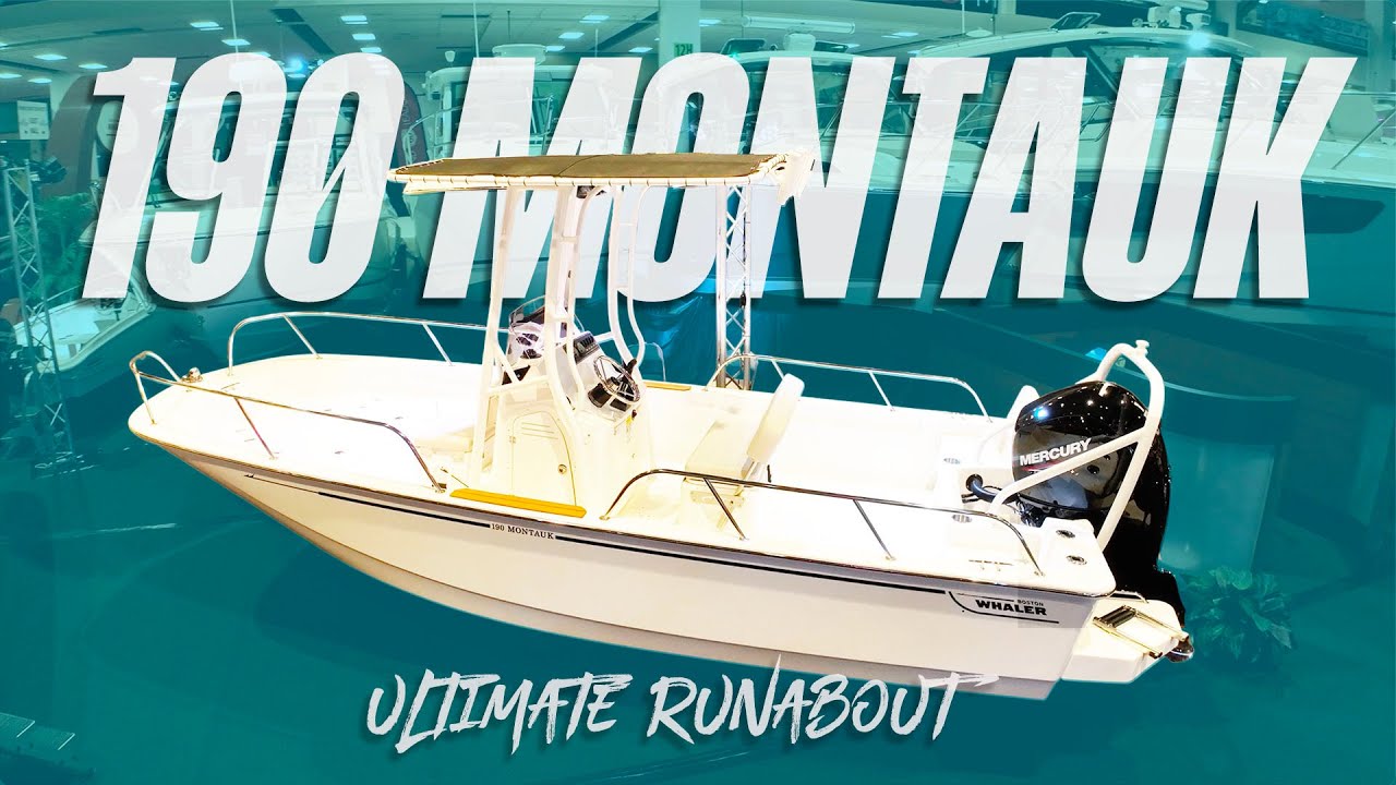 Ultimate Runabout — Boston Whaler 190 Montauk с двигателем Mercury 150