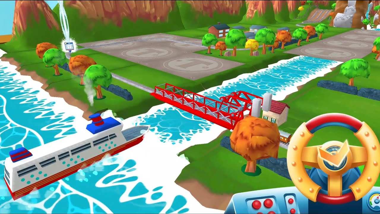 🤣Magic tracks 🤣game video 🤣kids #kidsvideo #babyjohn #gaming #cartoonvideo 