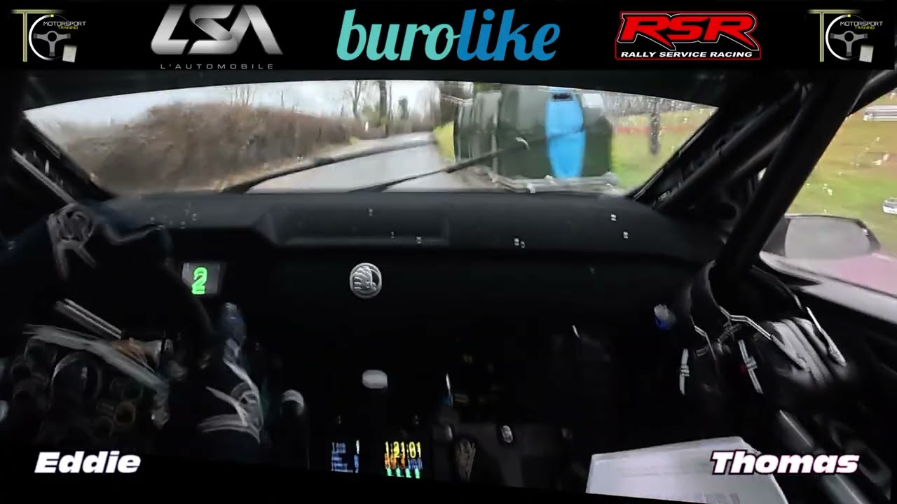 Embarquée Rallye Côte Fleurie 2025 - ES4 St Gatien - Lemaitre/Chauffray