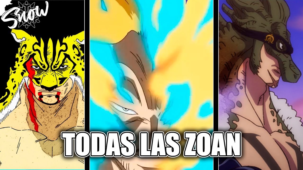 Todas Las Frutas del Diablo Tipo Zoan en One Piece | Explicación Completa