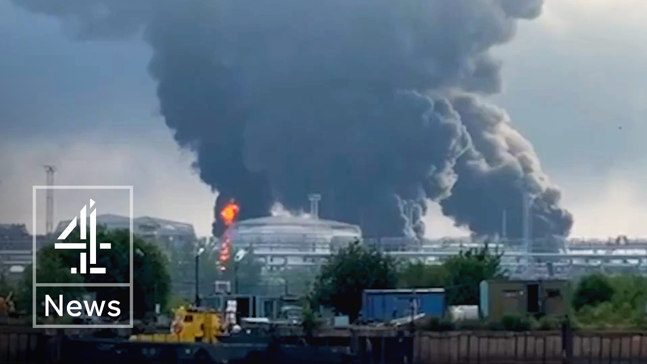 Ukraine strikes oil terminal in St Petersburg