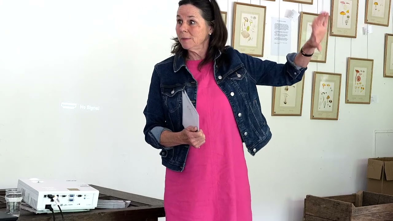 Ngaire Digby from Newtimber Church speaking at Writing Our Legacy @ Changing Chalk 2024