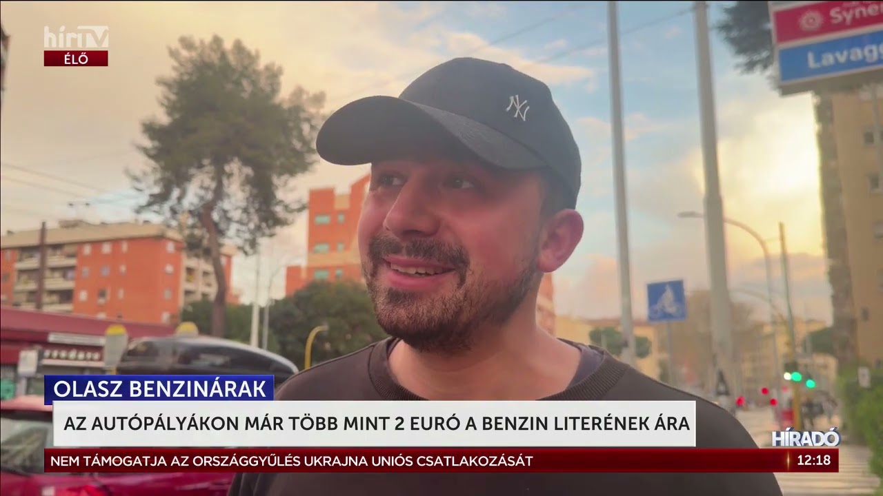 Energiav&aacute;ls&aacute;g Olaszorsz&aacute;gban &ndash; &uuml;res benzinkutak &eacute;s rekordmagas &aacute;rak - H&iacute;rTV