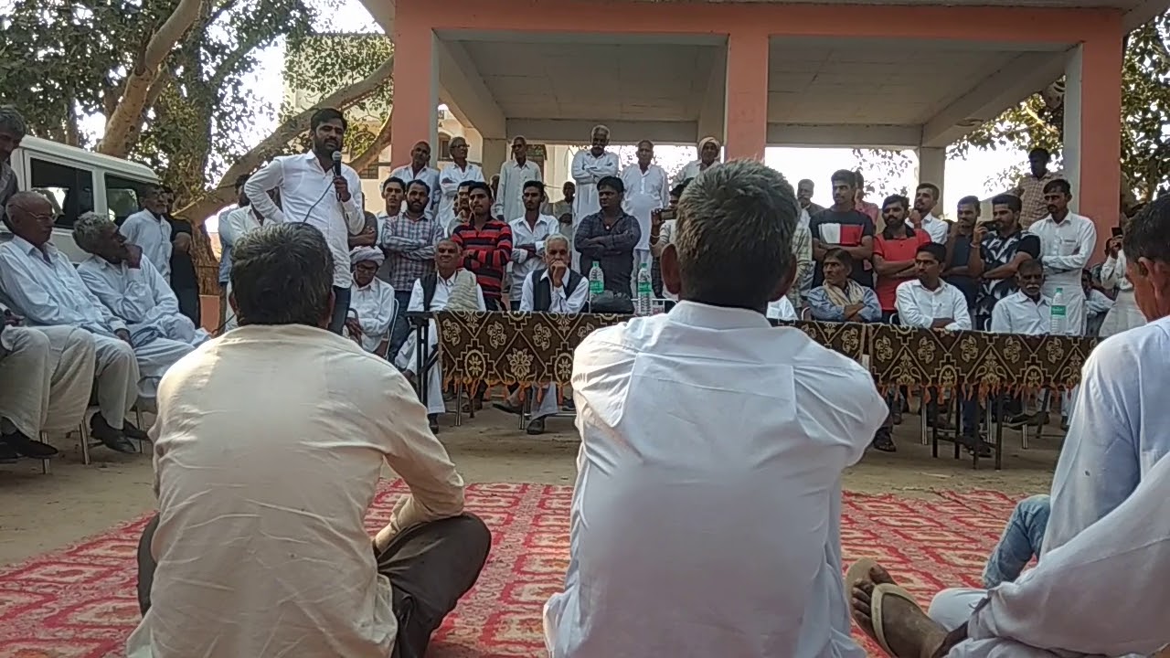 नोहर विधानसभा से कामरेड प्रत्याशी मगेंज चौधरी का ऐसा भाषण जो किसी नेता ने नहीं दिया आज तक