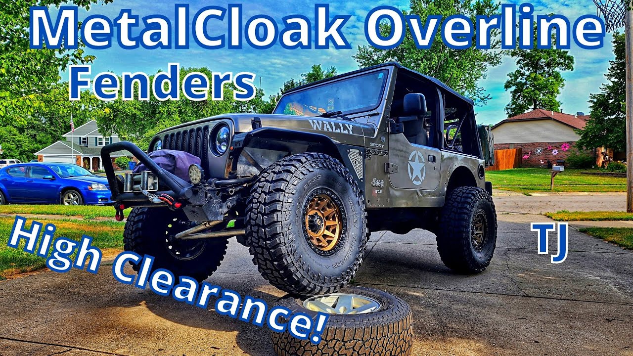 Jeep TJ Front Fender Install [Metalcloak Overline Fenders]