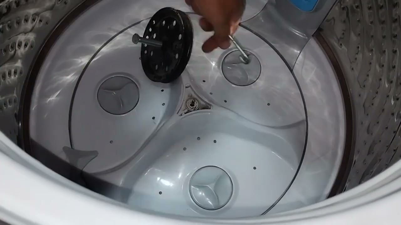 Quitando el agitador de tu lavadora Whirlpool con nuestro extractor casero