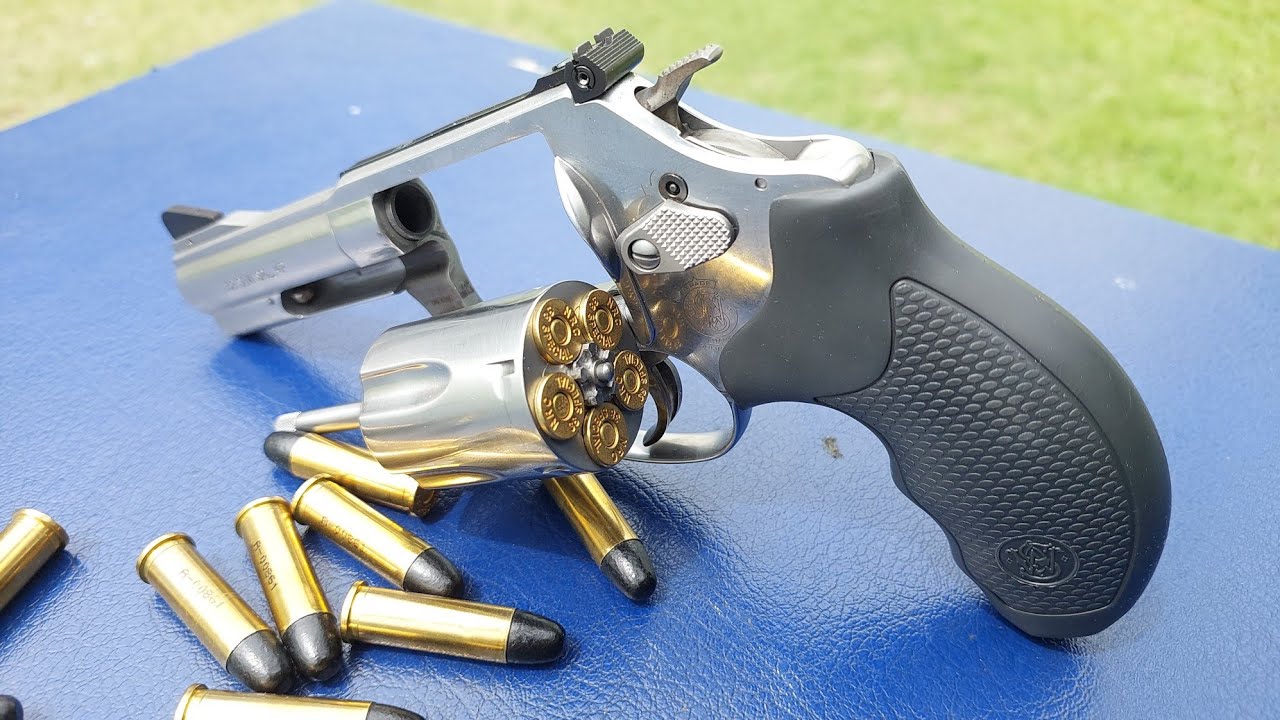 💥คลิปยิงทดสอบปืนลูกโม่ Smith & Wesson M60-17 ขนาด. .38 Special +P ลำ  3 นิ้ว