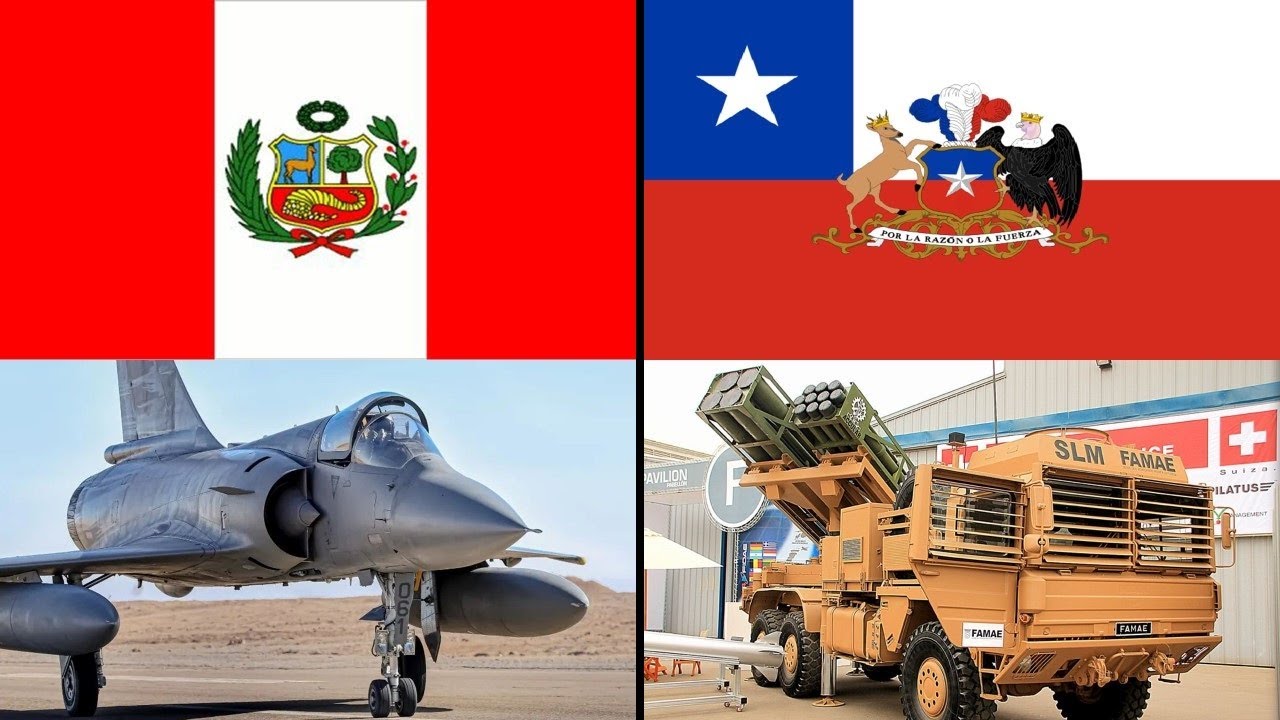 PERÙ vs CHILE en PODER MILITAR - 2024