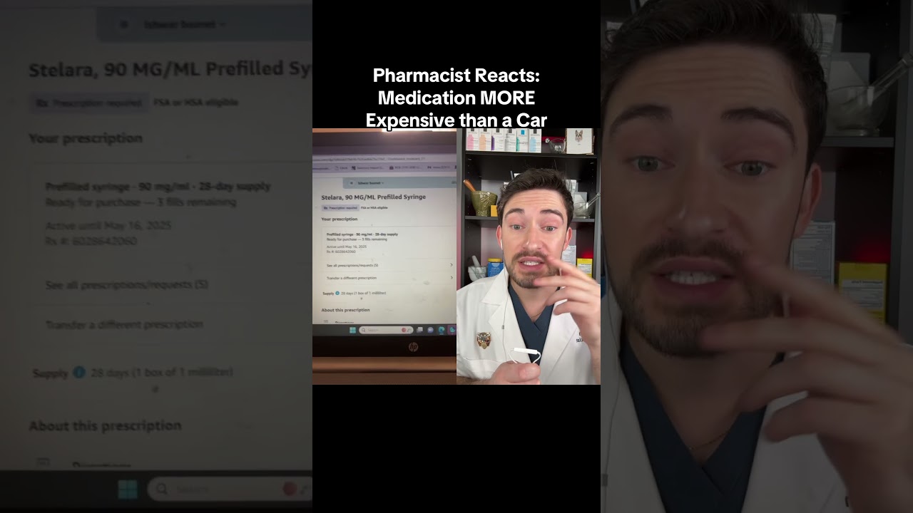 MOST EXPENSIVE MEDICATION?!? #pharmacist #doctorreacts #medicine #medication #healthcare #shorts