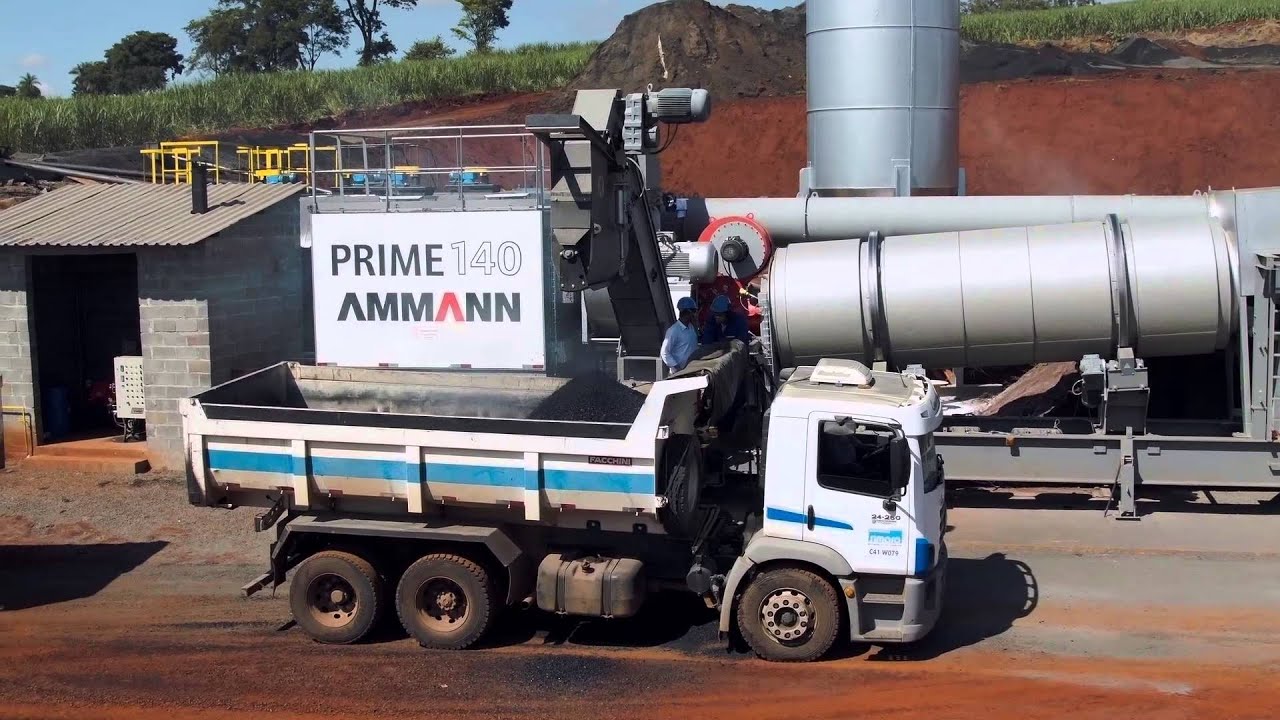 I am the Ammann Prime 140 (en) - Ultra mobile continuous asphalt mixing plant