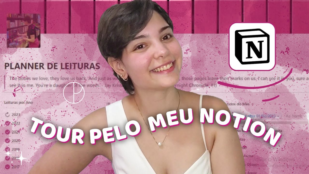 TOUR PELO MEU PLANNER DE LEITURAS NO NOTION I Gabi Mascouto