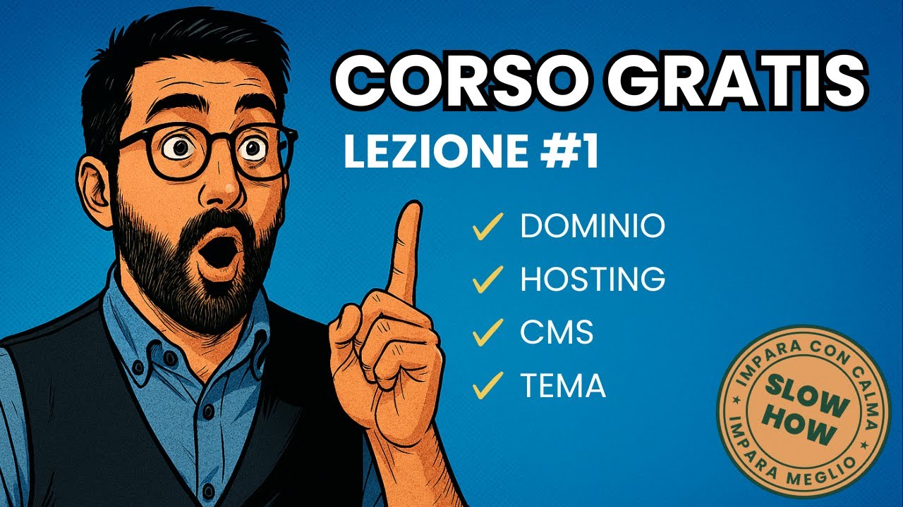 Sito Web WordPress da Zero (Lezione 1 - Corso Gratis): Costruisci il Tuo Sito Professionale