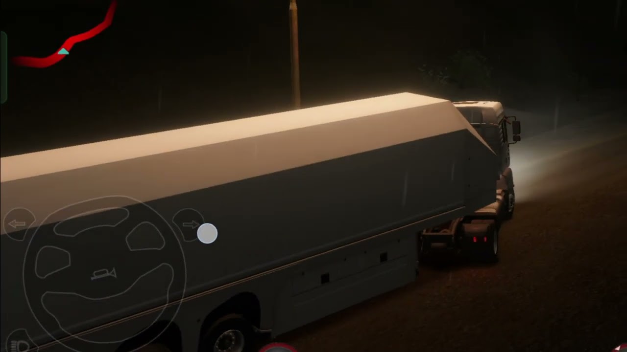 Dangerous Night Mountain Road Drive | Truck Simulator Extreme Challenge 🌙🚛#gamingvideos 