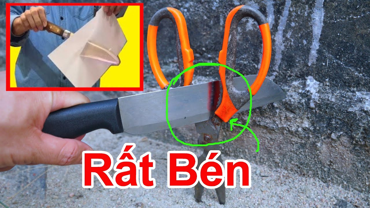 Th&igrave; Ra C&aacute;i K&eacute;o C&oacute; 1 Phần L&agrave;m Cho Dao B&eacute;n Như Dao Lam / Mẹo M&agrave;i Dao Từ K&eacute;o , M&agrave;i K&eacute;o Từ Dao